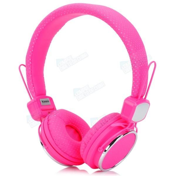 Fone rosa super bass